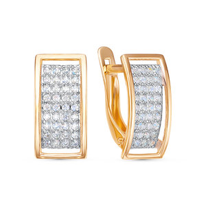 Серьги 1204223 (Au 585)