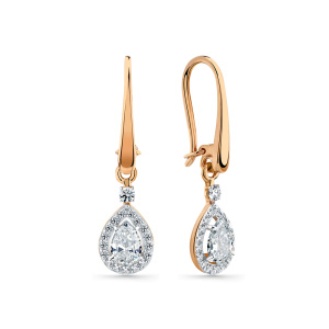 Серьги 002-0974-0001-011 (Au 585)