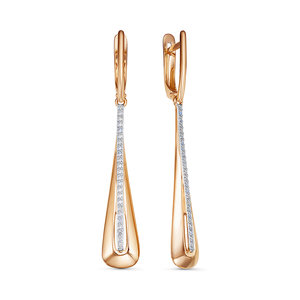 Серьги 1201097 (Au 585)