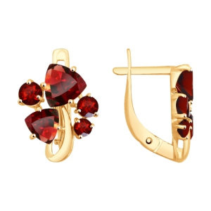 Серьги 725494 (Au 585)