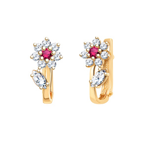 Серьги 20383с1 (Au 585)