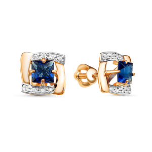 Серьги 2330007 1 18 1 (Au 585)