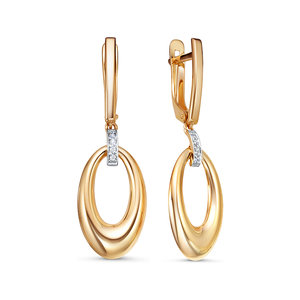 Серьги 1200785 (Au 585)