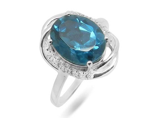 Кольцо Адели (Ag 925)