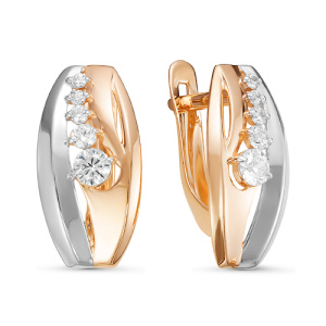 Серьги 126942 (Au 585)