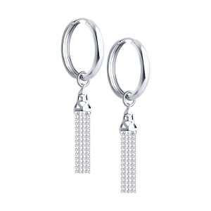 Серьги 94026426 (Ag 925)