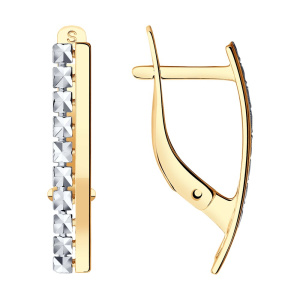 Серьги 027306 (Au 585)