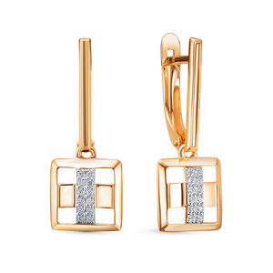 Серьги 1200715 (Au 585)