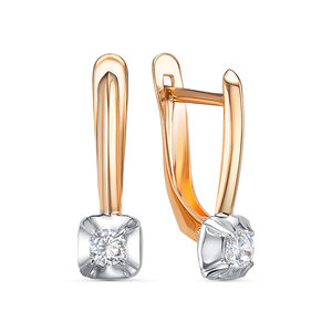 Серьги 1202951 (Au 585)