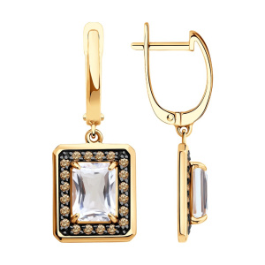 Серьги 51-321-02962-1 (Au 585)