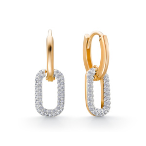 Серьги 21805518 (Au 585)