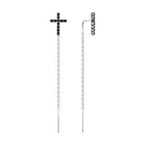 Серьги 94026505 (Ag 925)