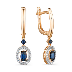 Серьги 23958-102№212 (Au 585)