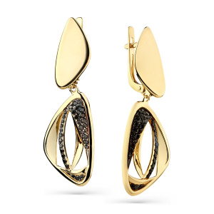 Серьги 2-308347-00-48 (Au 585)