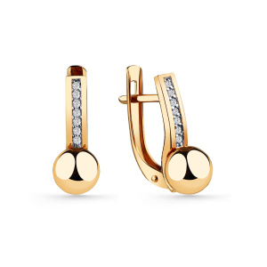 Серьги 002-0638-0001-011 (Au 585)