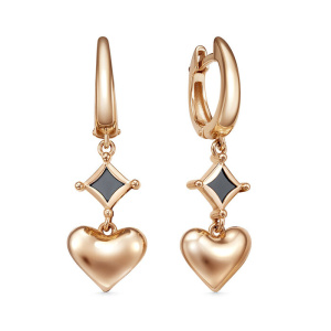 Серьги 120691 (Au 585)