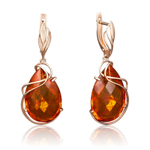 Серьги 02-3708-00-271-1110-46 (Au 585)