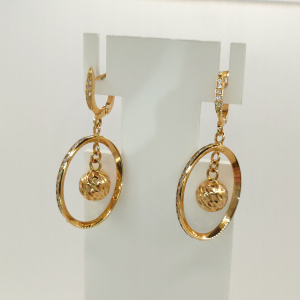 Серьги Т-409КА (Au 585)