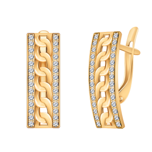 Серьги 21265 (Au 585)