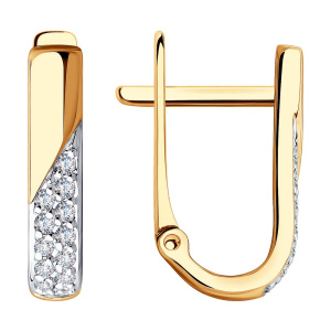 Серьги 028573 (Au 585)