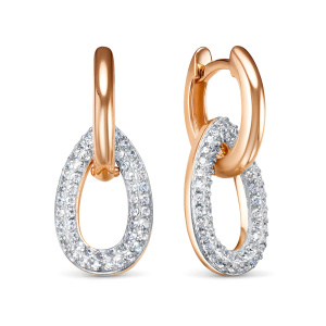 Серьги 120223 (Au 585)