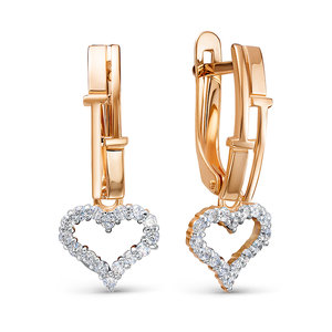 Серьги 1205227 (Au 585)