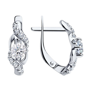 Серьги 94022351 (Ag 925)