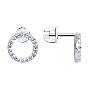 Серьги 94025799 (Ag 925)