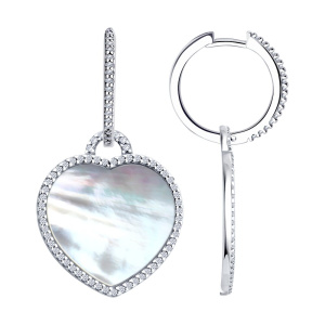 Серьги 83020447 (Ag 925)