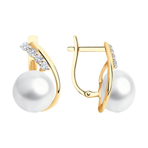 Серьги 792236 (Au 585)