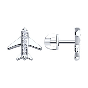 Серьги 94026695 (Ag 925)