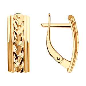 Серьги 0200213 (Au 585)