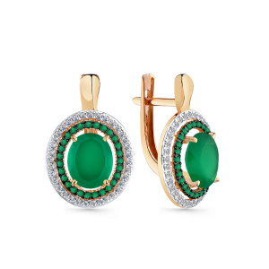 Серьги 02-3-522-0951-013 (Au 585)