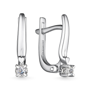 Серьги 25681-200 (Au 585)