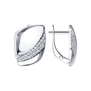 Серьги 94-120-00676-1 (Ag 925)