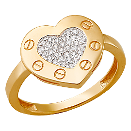 Кольцо К22208 (Au 585)