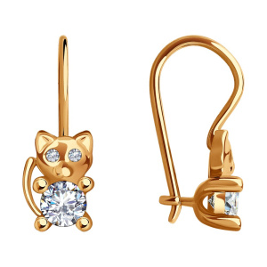 Серьги 0200024 (Au 585)