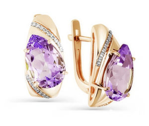 Серьги 02-2-854-0201-011 (Au 585)