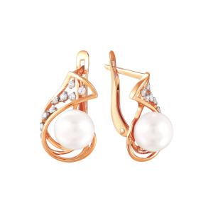 Серьги 216206 1 1 1 (Au 585)