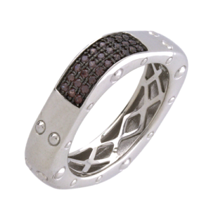 Кольцо SR40084-BW (Ag 925)