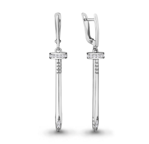 Серьги 48381А (Ag 925)