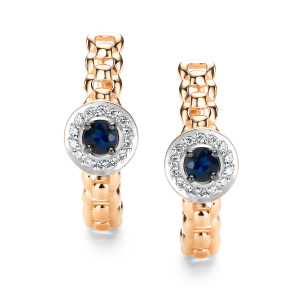 Серьги 26377-102 (Au 585)