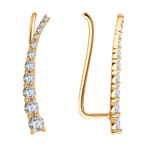 Серьги 026533 (Au 585)