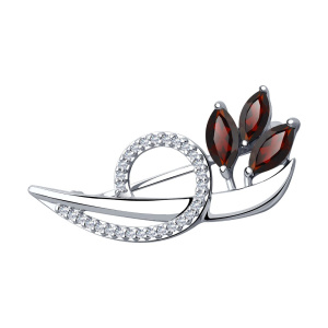 Брошь 94-340-00702-1 (Ag 925)