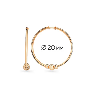 Серьги 002-0757-0000-010 (Au 585)