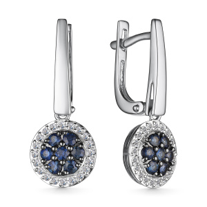 Серьги 25656-202 (Au 585)