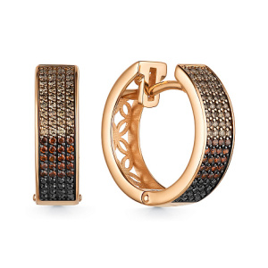 Серьги 24299-118 №21 2 (Au 585)