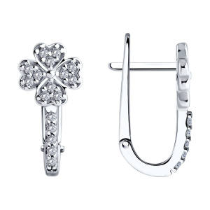 Серьги 94026605 (Ag 925)