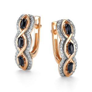 Серьги 26453-102 (Au 585)