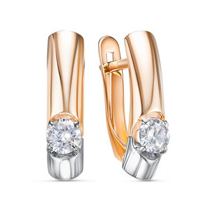 Серьги 1202678 (Au 585)